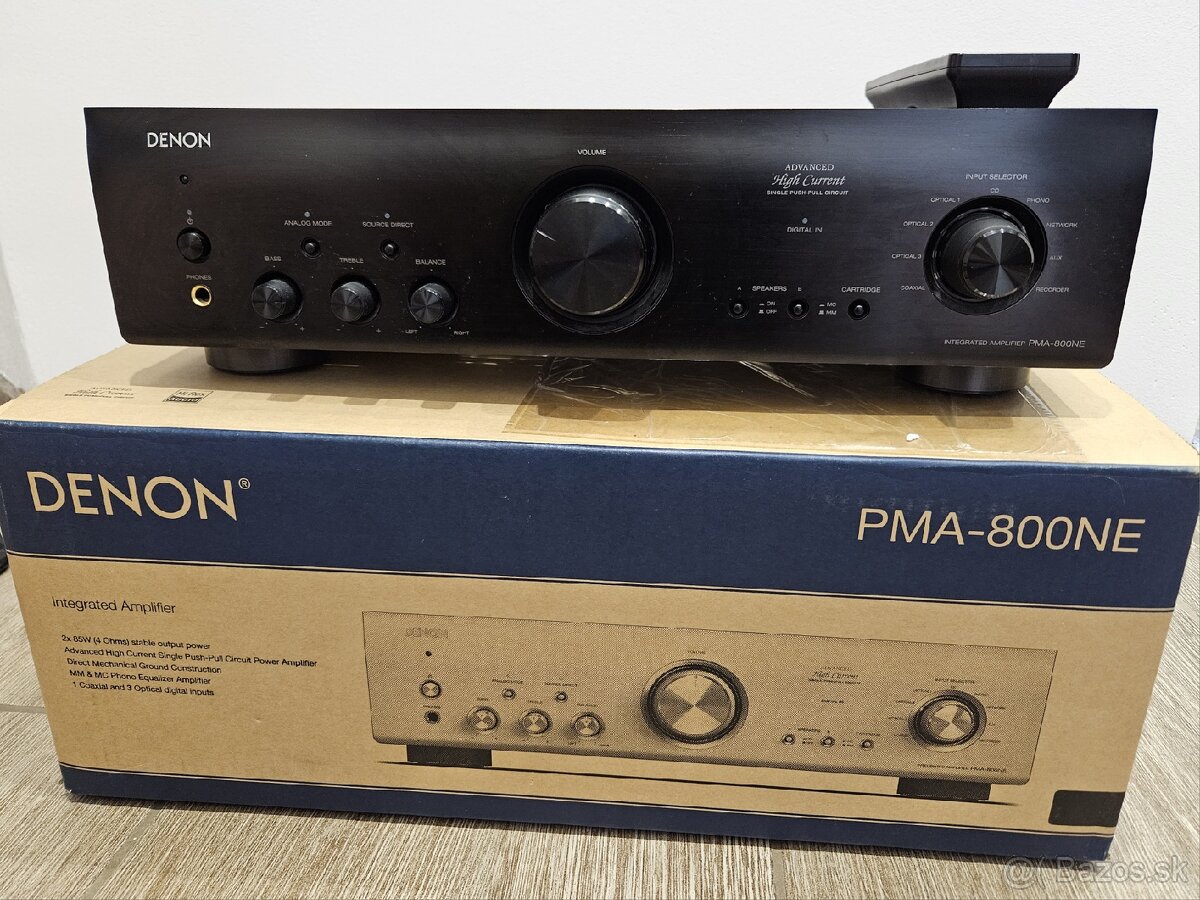 Denon PMA-800NE – stereo zosilňovač s DAC a Phono vstupom