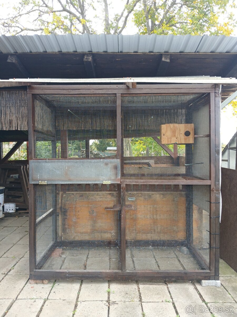 Voliéra - klietka pre rôzne vtáctvo