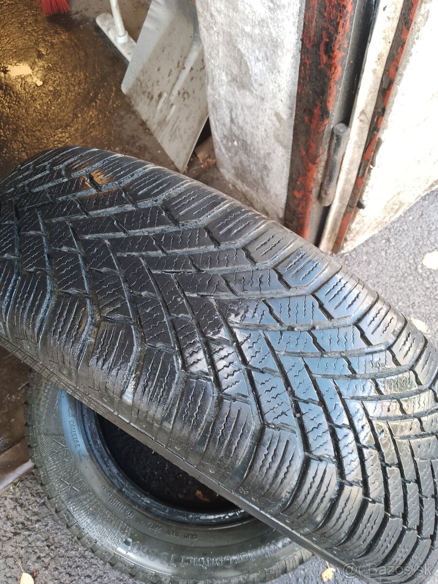 4x zimné pneumatiky Continental 185/65 r15