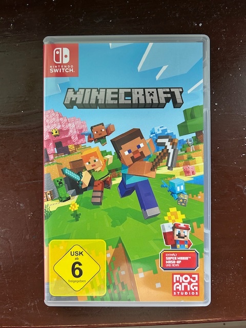NIntendo switch nova hra MINECRAFT karta