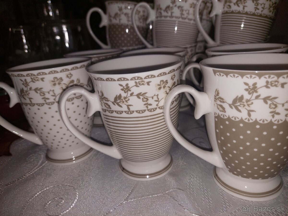 Predám šálky na čaj, alebo kávu 15x