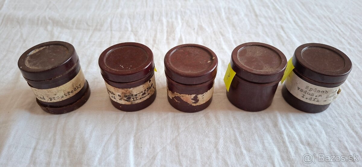 Vojenské výukové filmy ČSLA – výcvikové diafilmy (5 kusů)