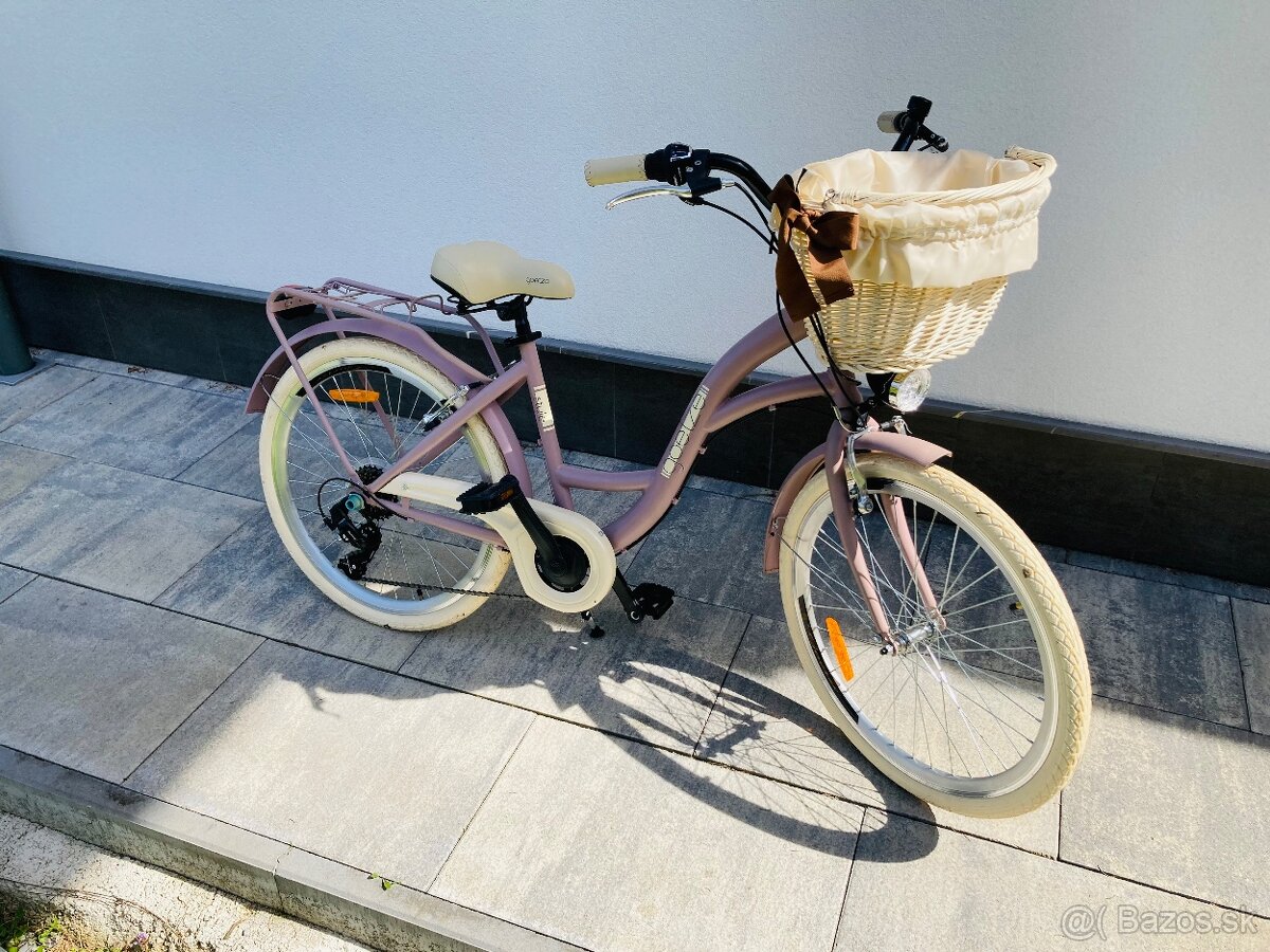 Mestský detský bicykel 24”Goetze Mood 6 prevodový
