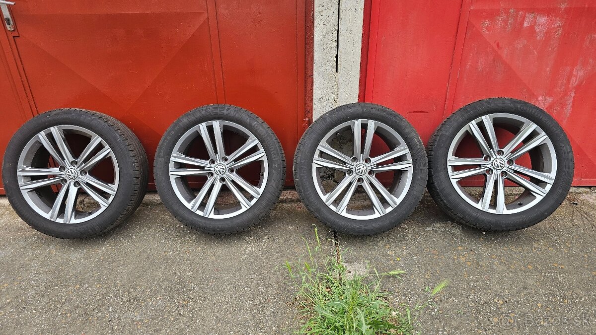ORIGINÁLNE disky VW R18 Sebring - letné pneu
