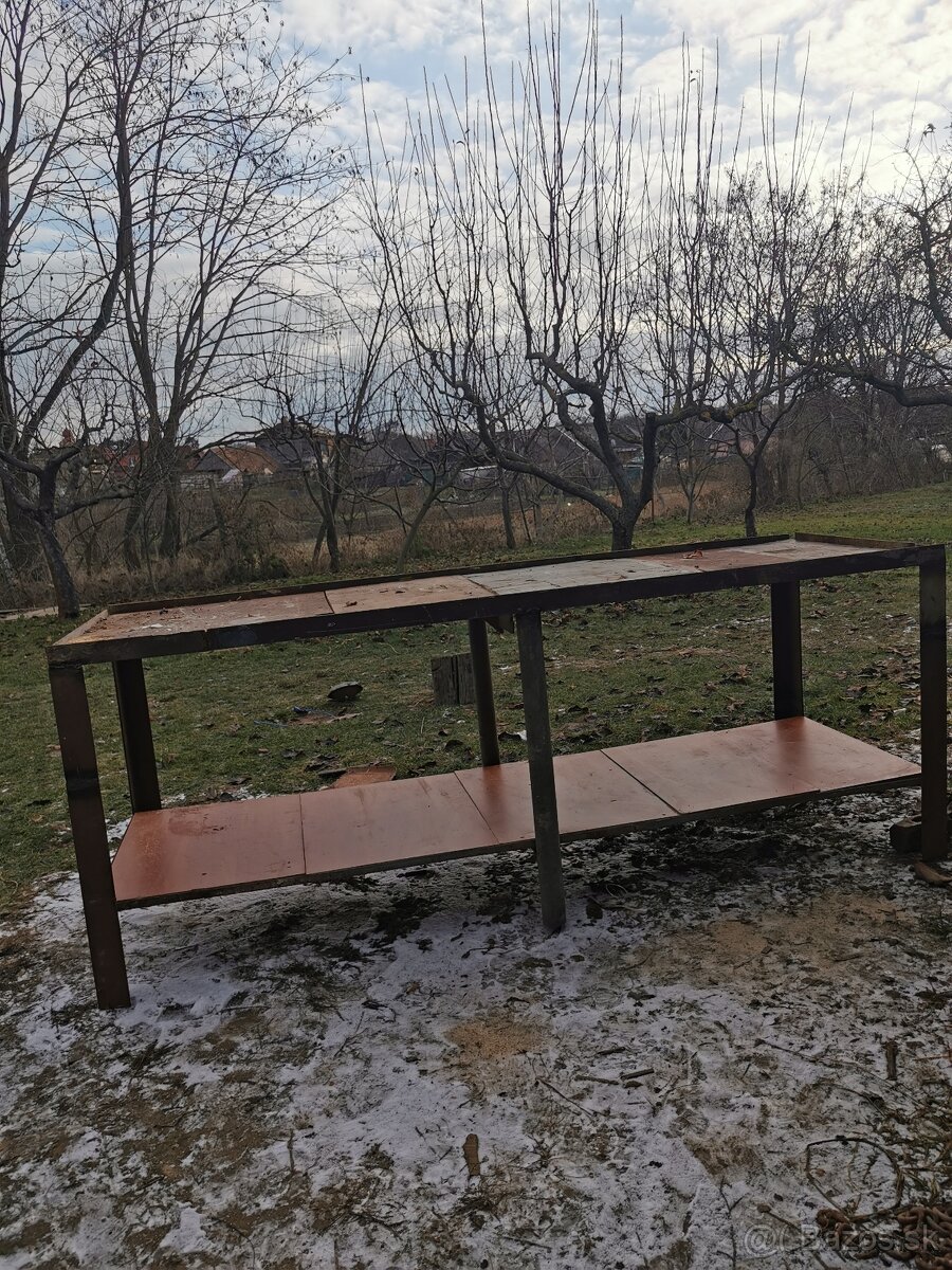 Pracovný stôl ponk 220x80cm+ darujem