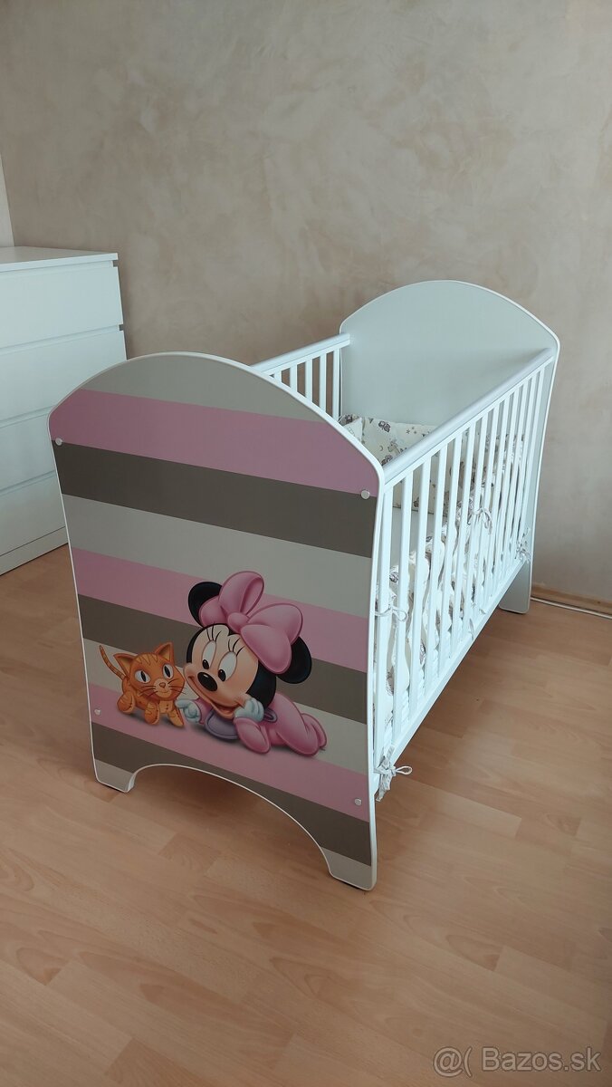 Disney postieľka +matrac, chranic, mantinel, plachty, hračka