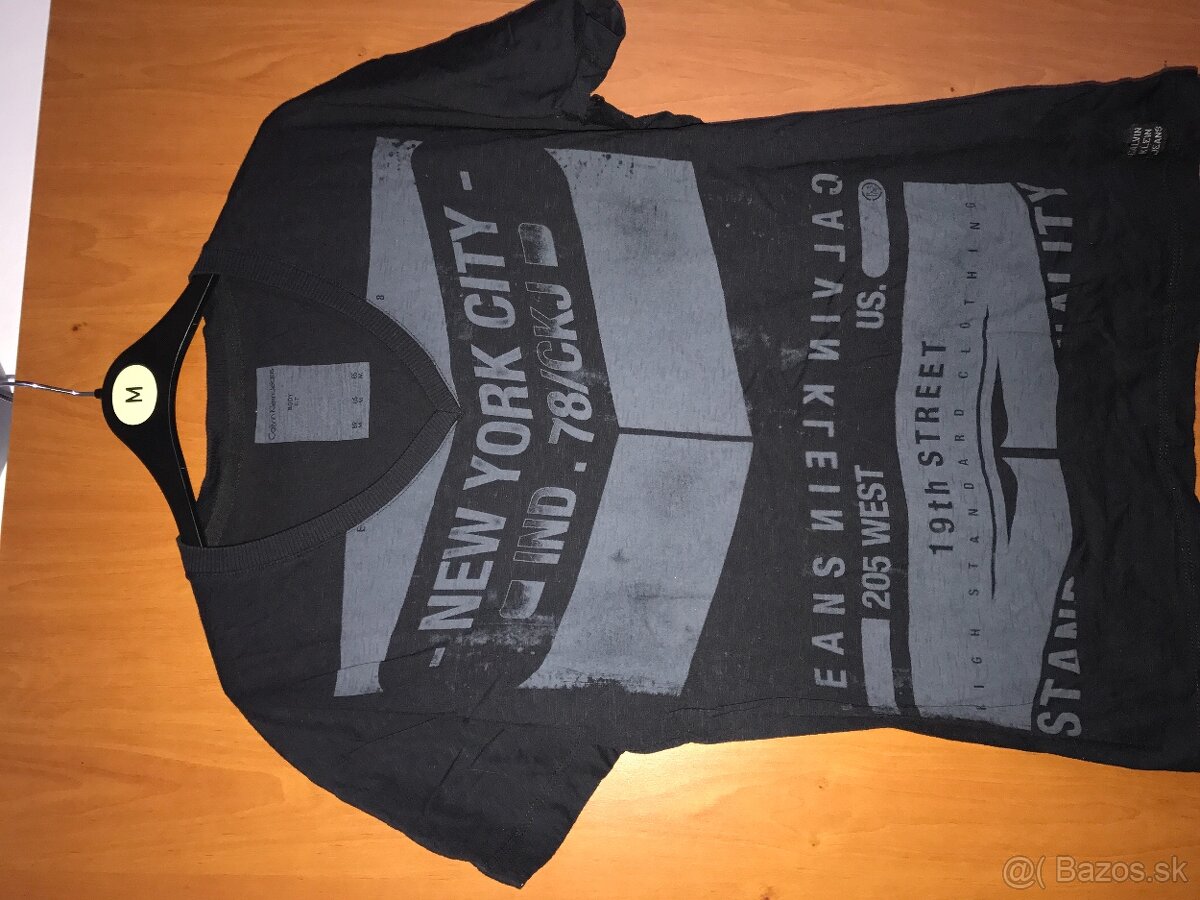 CALVIN KLEIN originál black damske tricko S/M