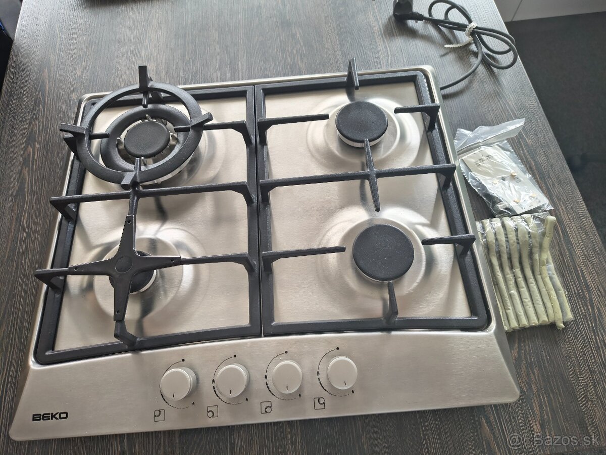 Nepoužitá plynová varná doska BEKO