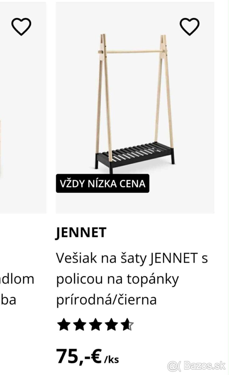 Vešiak na oblečenie