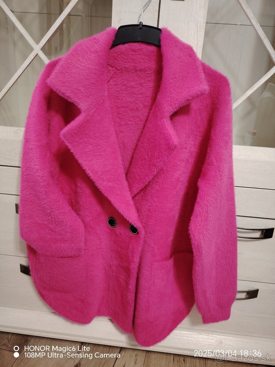 Alpaka sveter/fuchsia