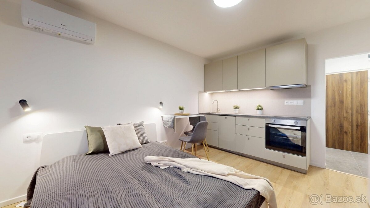 BEZ PROVÍZIE: 1-izb. byt s klímou na Nezábudkovej