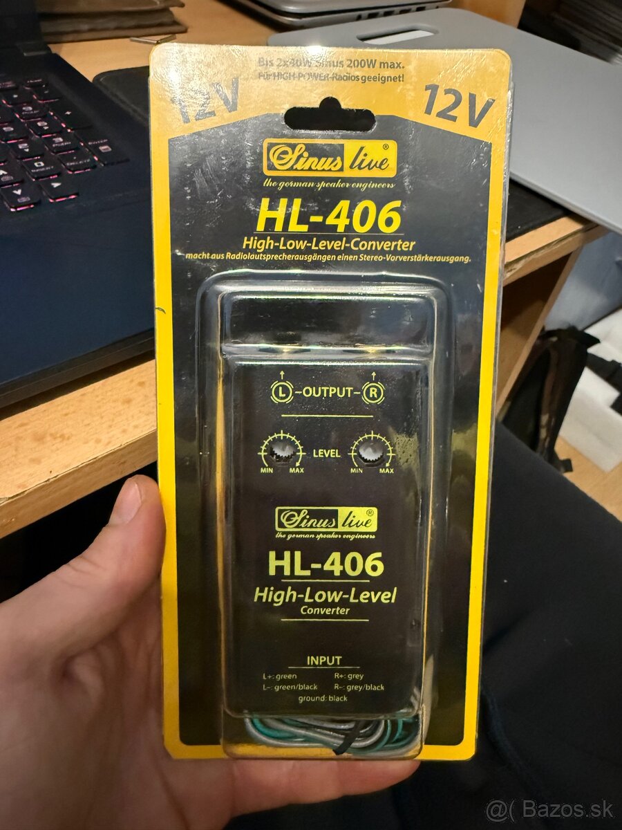 High-Low prevodnik Sinus Live HL-406