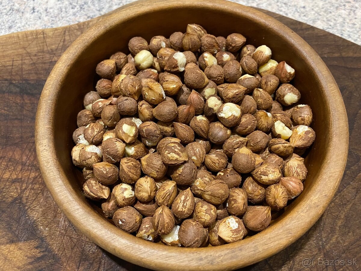 Lieskové orechy - lúpané