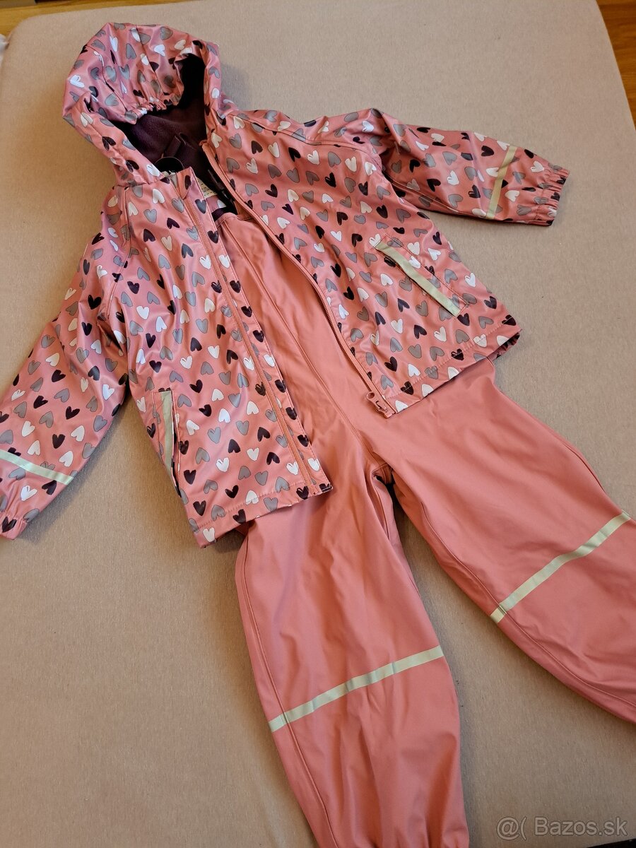 Zateplený komplet do dažďa 98/104