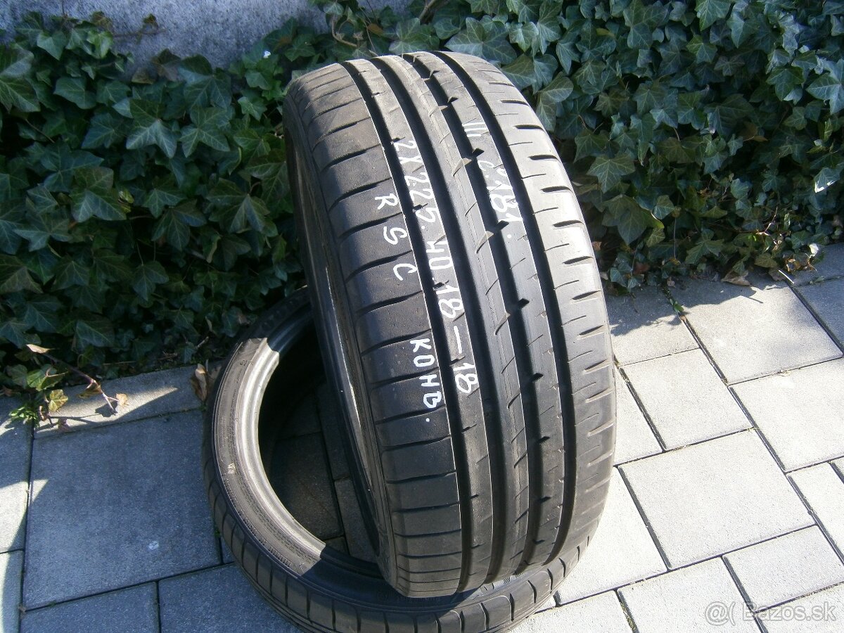Predám 4x letné pneu 225/40 R18 88Y
