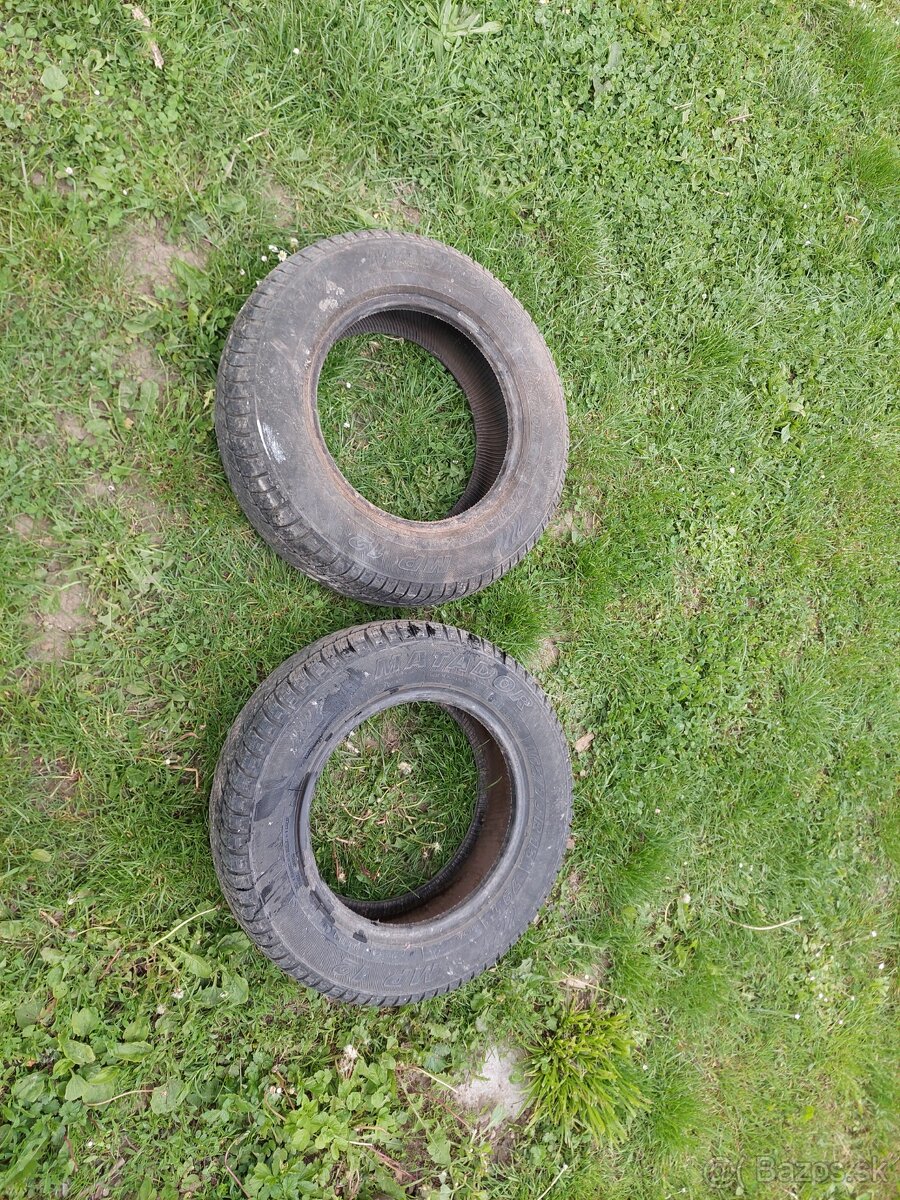Predám pneumatiky r13 155/80 a 165/70