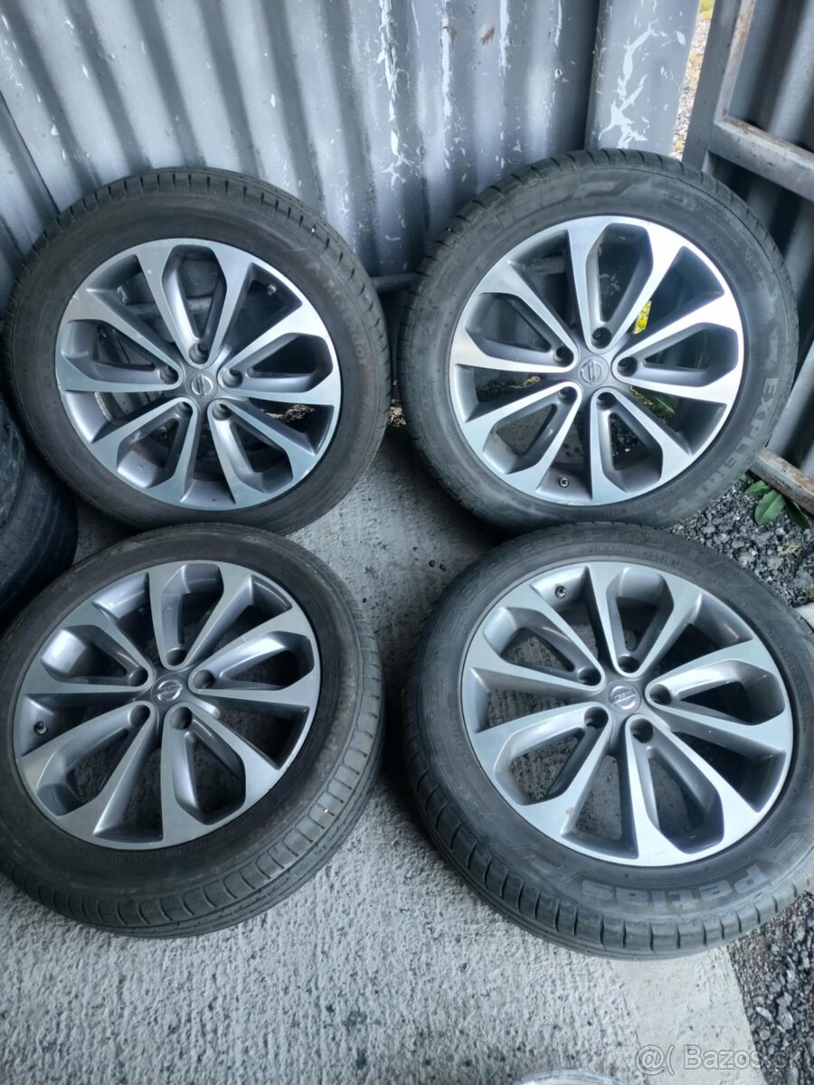 4ks ☀️ orig. Nissan 5x114,3 R18 pneu 215/55 R18 7mm