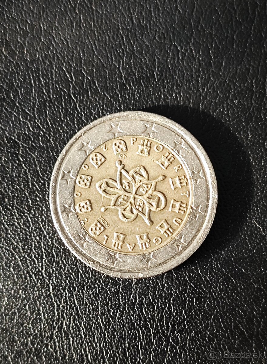 2 euro 2002 Portugalsko chyborazba