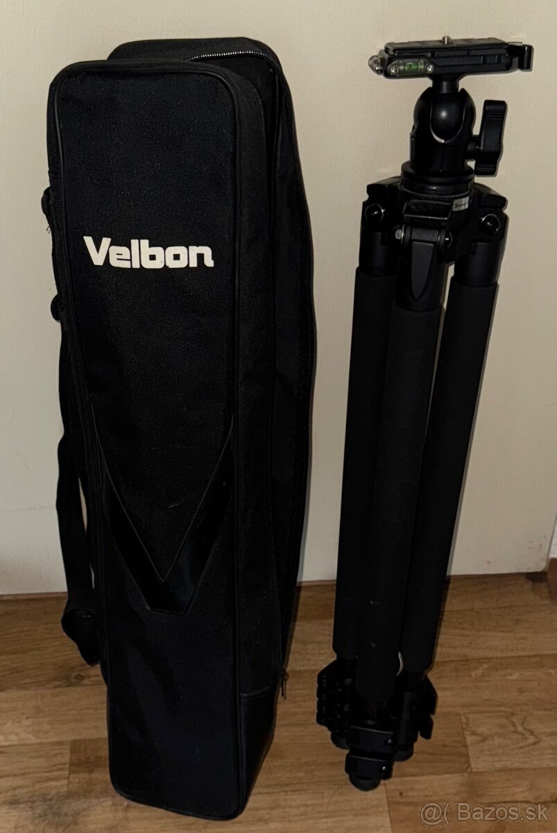 Profi statív Velbon Sherpa Pro CF‑635 + guľová hlava QHD‑61Q