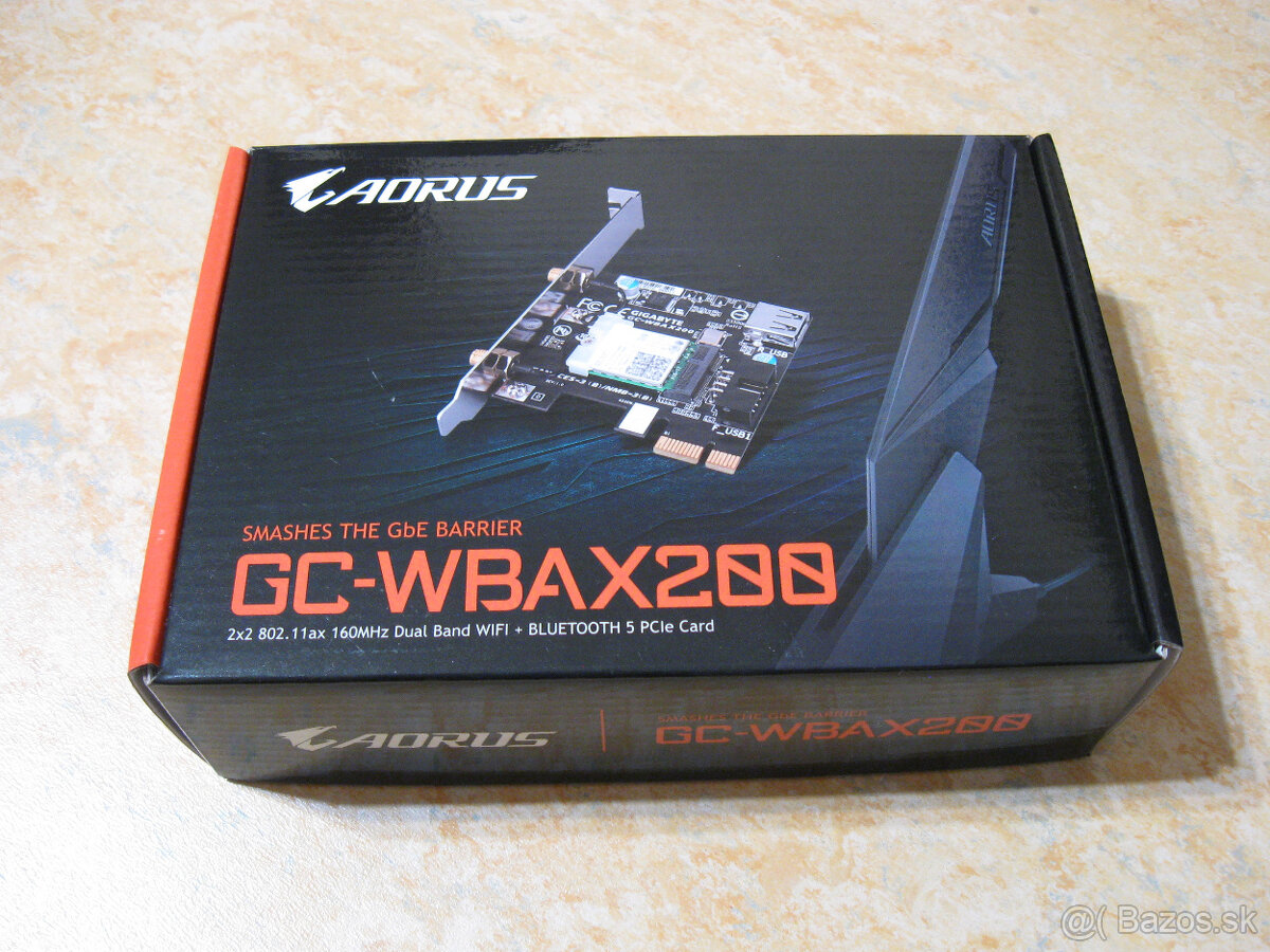 Wifi + bluetooth pci-e karta Gigabyte GC-WBAX200