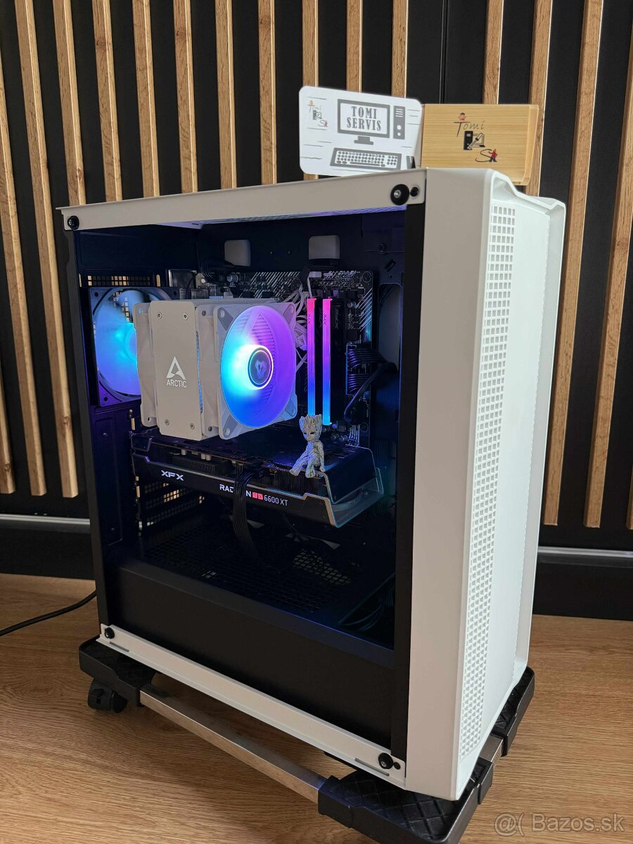 Herný PC/XFX AMD Radeon RX 6600XT 8GB/R7 5800X/ 16GB RAM