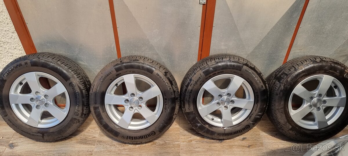 Predam Dezent elektrony 5x100 r14 et38 J6/letné185/70r14