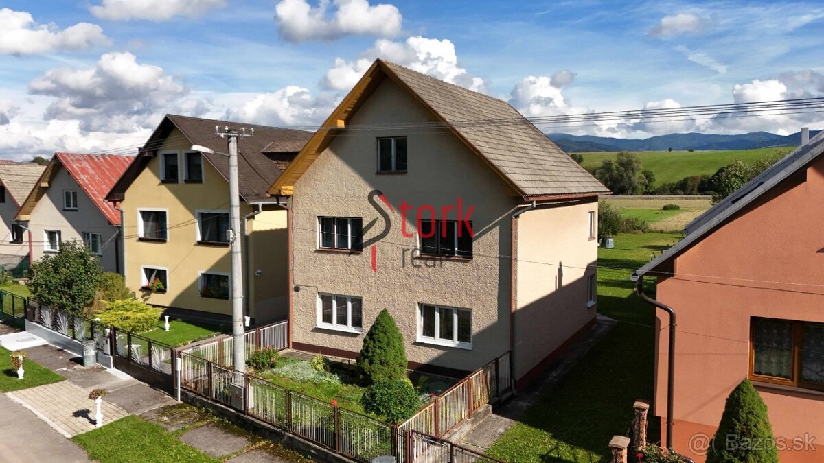 NA PREDAJ - rodinný dom s krásnym pozemkom v obci Zbyňov