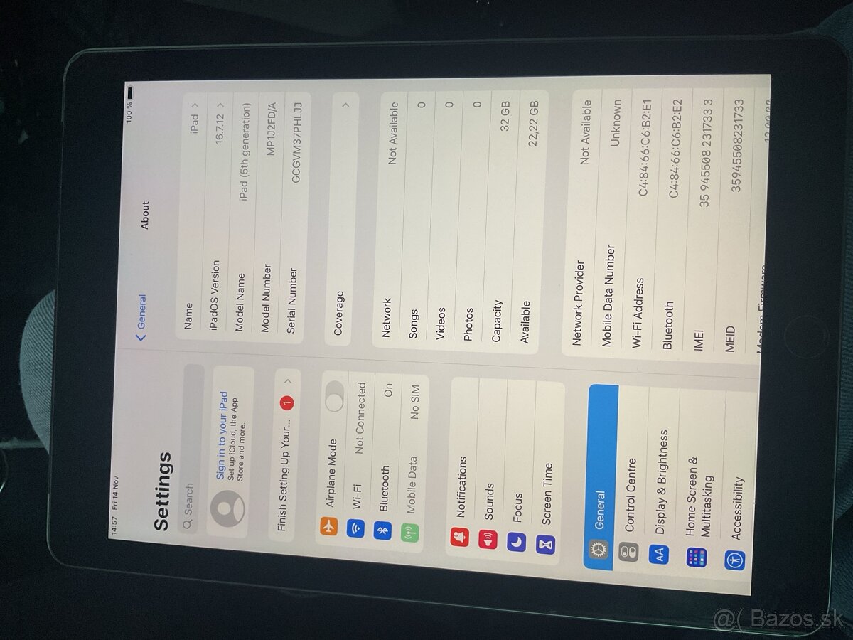 Ipad 5 32GB WIFI+LTE