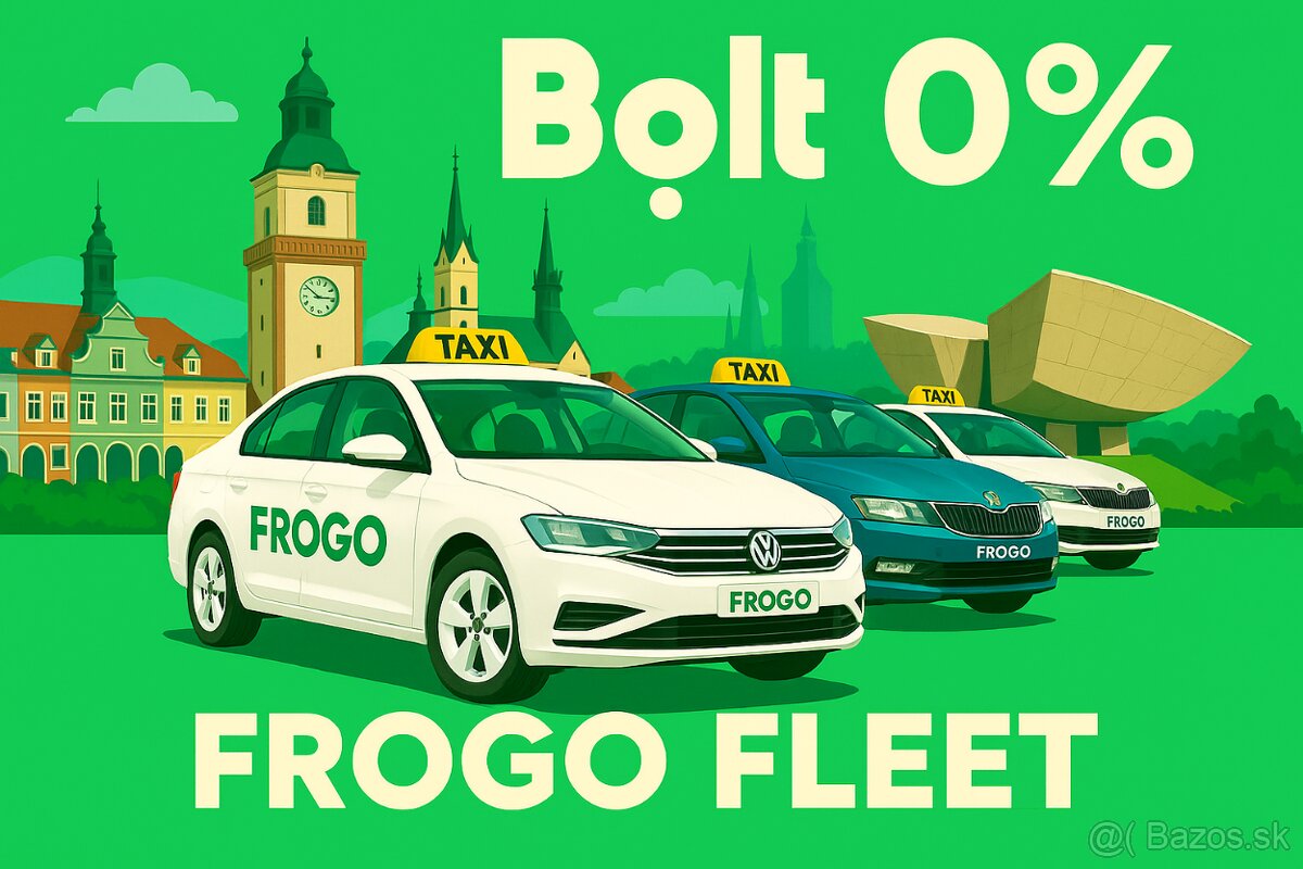 🚖 Vodič BOLT TAXI 🚖 PROVÍZIA 0%‼️ (FROGO FLEET)