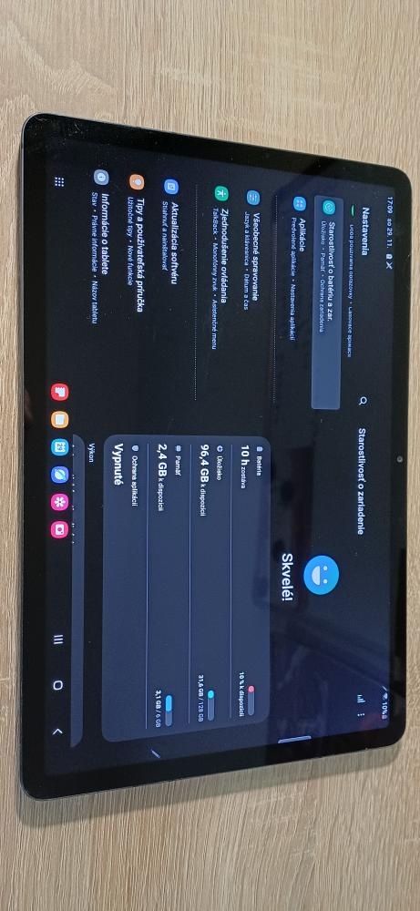Predám Samsung Galaxy Tab S7 – 128 GB / 6 GB RAM, čierny