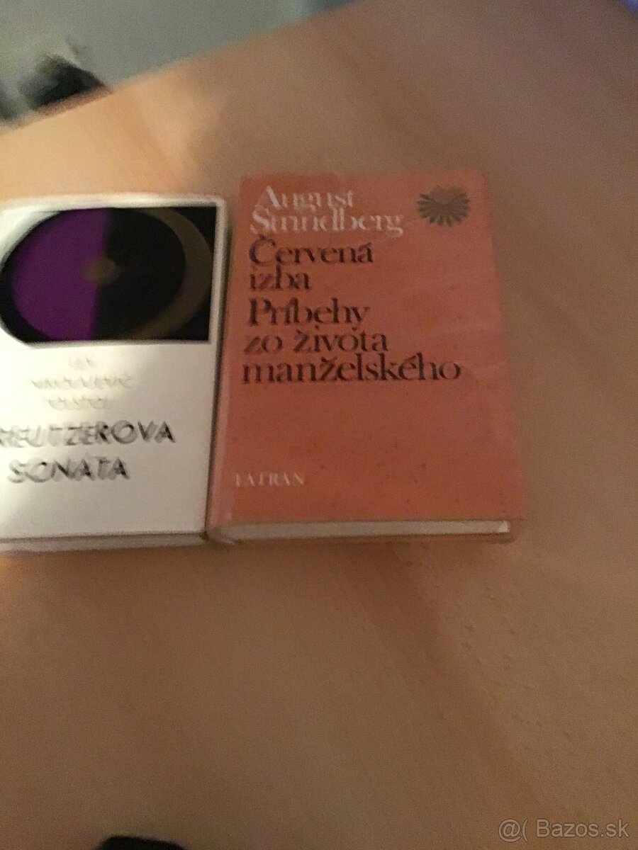 STRINDBERG  čERVENá IZBA  TOLSTOJ KREUTZEROVA SONATA