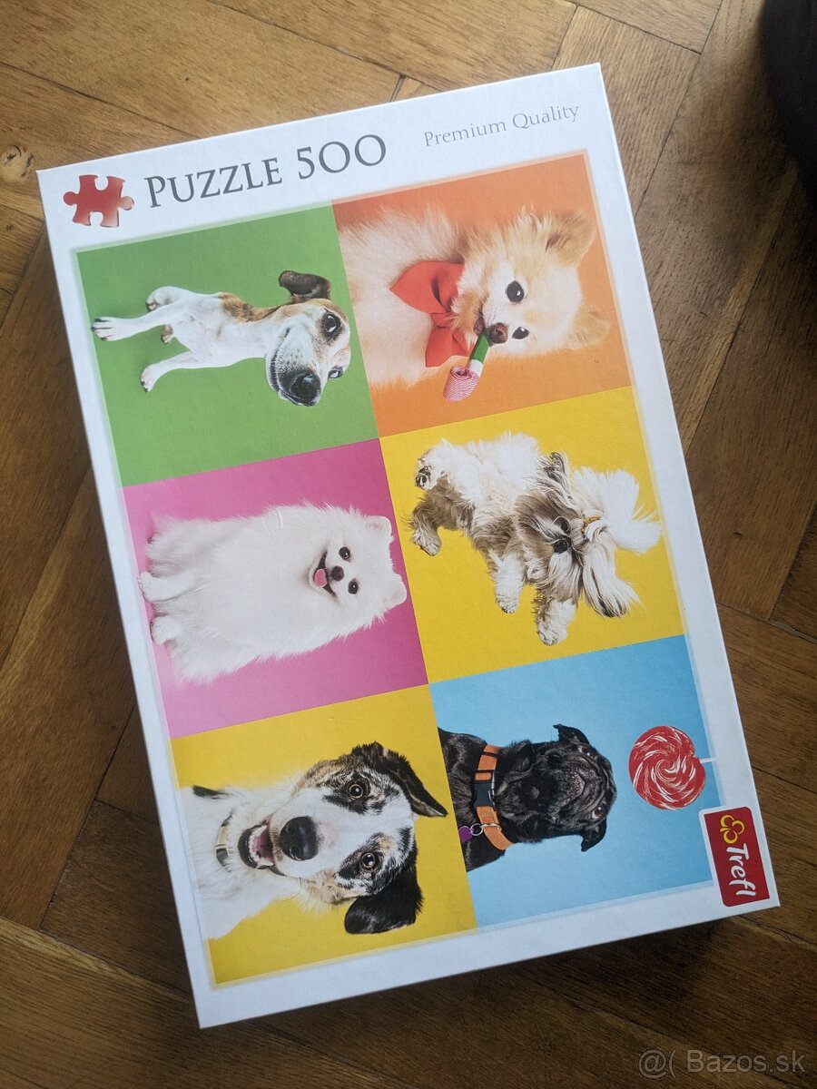 Puzzle psíky 500ks - platné do zmazania