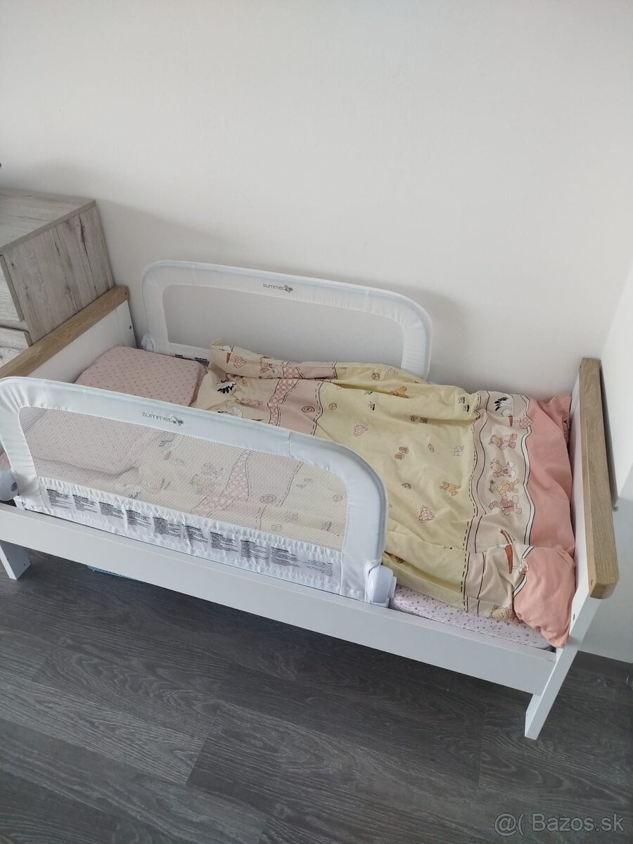 Detská posteľ+ matrac so zábranou