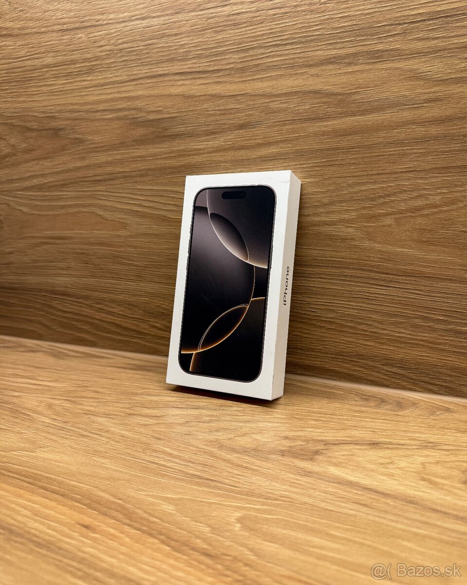 iPhone 16 Pro 256GB Natural Titanium - nerozbalený