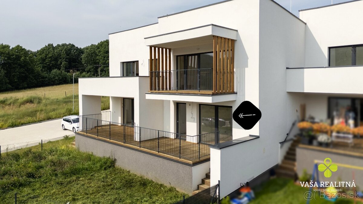 2-izbový byt s terasou a vlastnou záhradkou – Bojnice