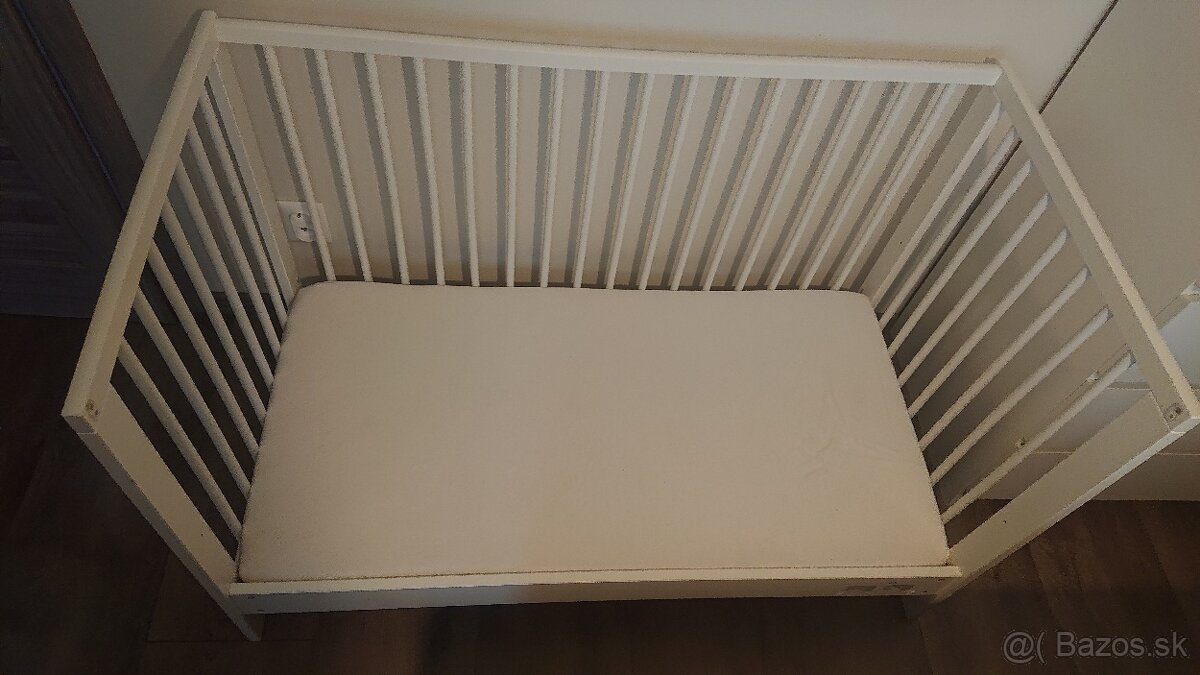 detská postieľka IKEA Gulliver s príslušenstvom