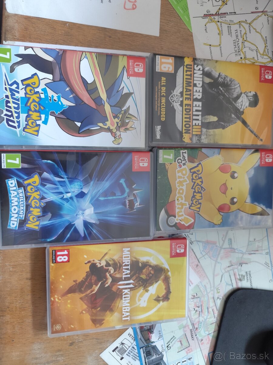 Predám hry na Nintendo Lite / switch
