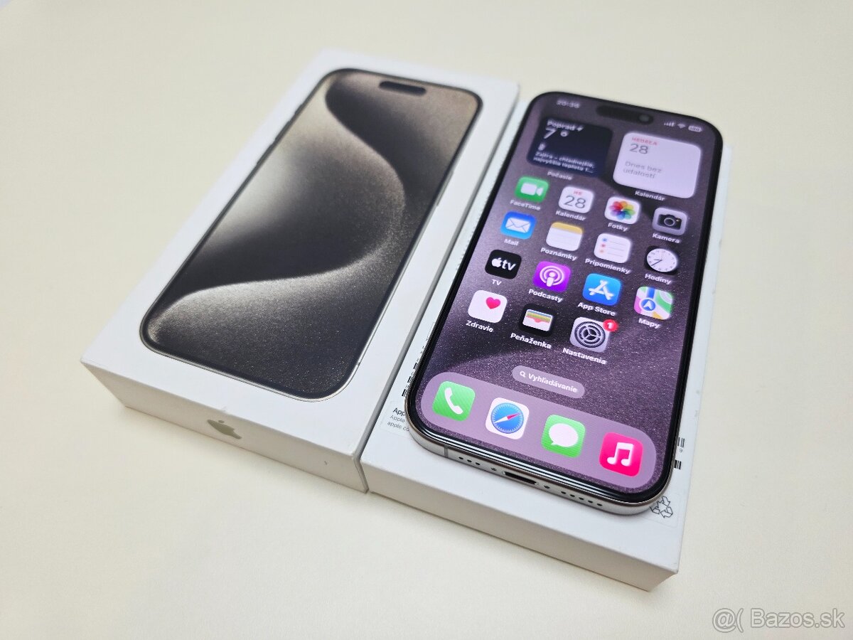 APPLE IPHONE 15 PRO 256 GB NATURAL TITANIUM