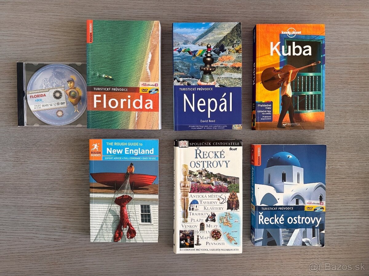 Florida+DVD, Nepál, Kuba, New England, Grécke ostrovy