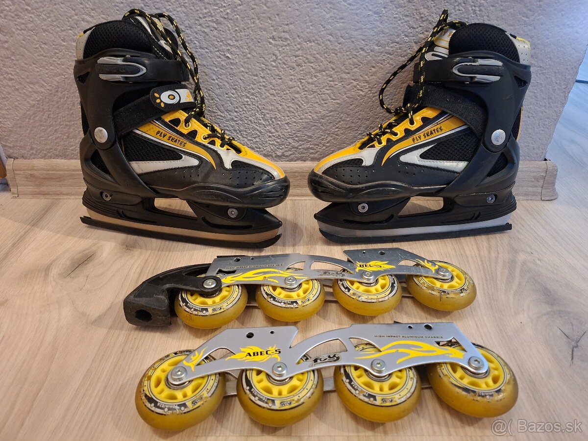 Detské univerzálne korčule 2v1