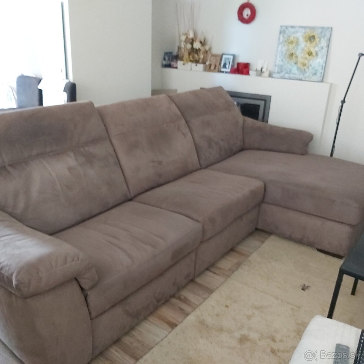 Sedacia súprava s 2 polohovateľnými dielmi