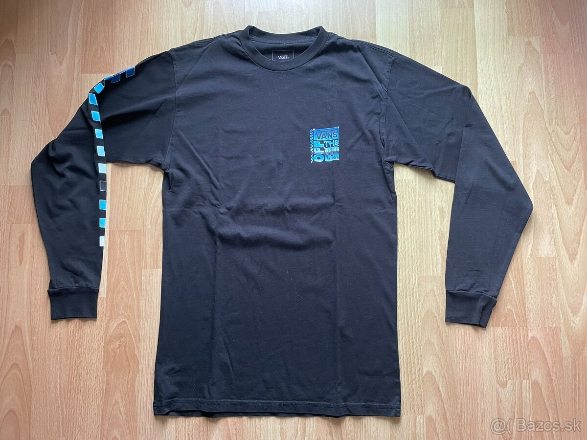 Vans tričko M - čierne