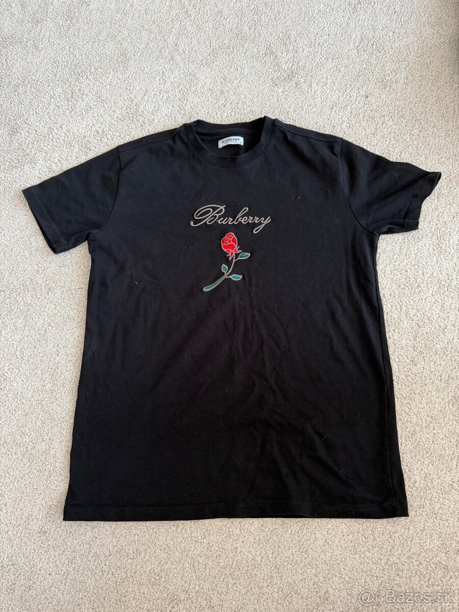 Burberry čierne tričko