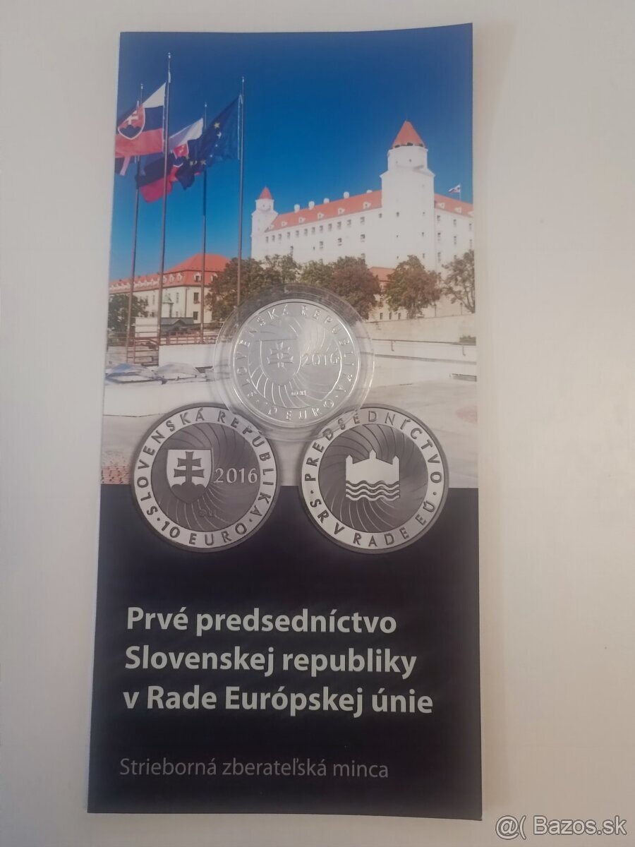 10 EUR Prvé predsedníctvo SR