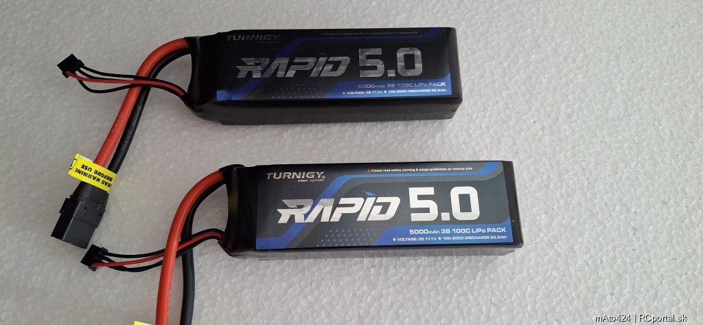 NOVÉ Lipo batérie Turnigy 5000mAh 3s 100C