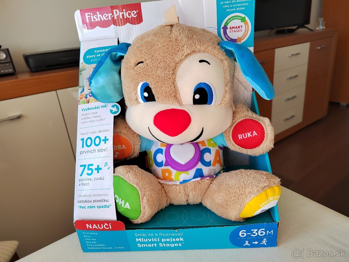Hovoriaci psík Fisher Price - CZ - NOVÝ