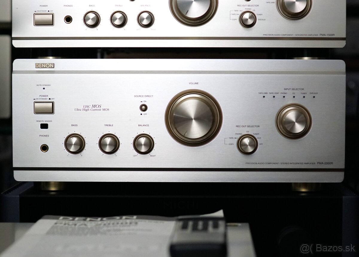DENON PMA 2000 R, dálkové ovládání, manuál, jako nový