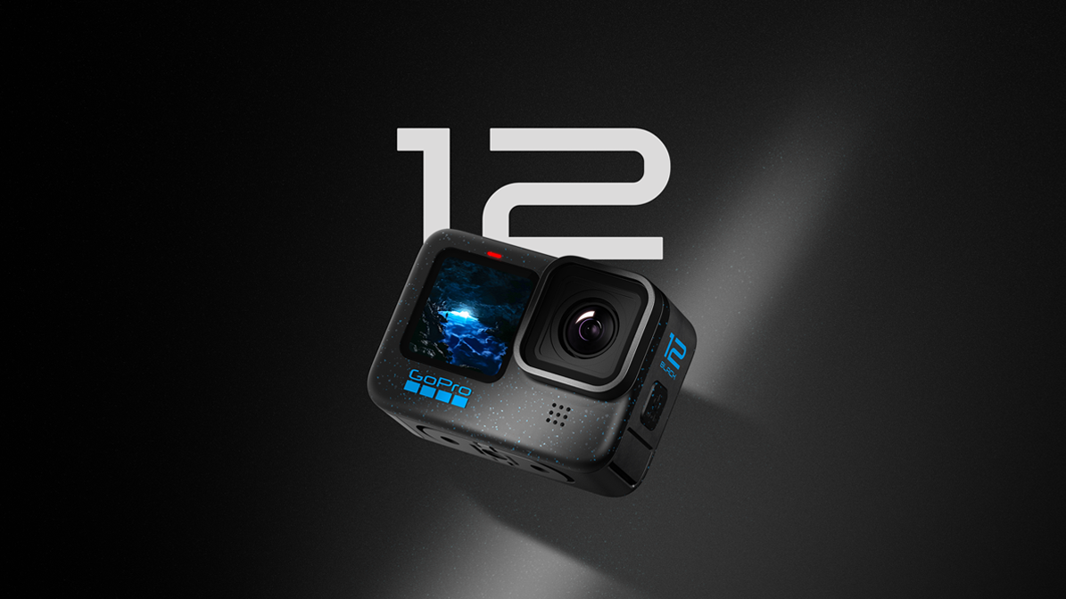 GoPro 12 BLACK + 3 batérie a príslušenstvo