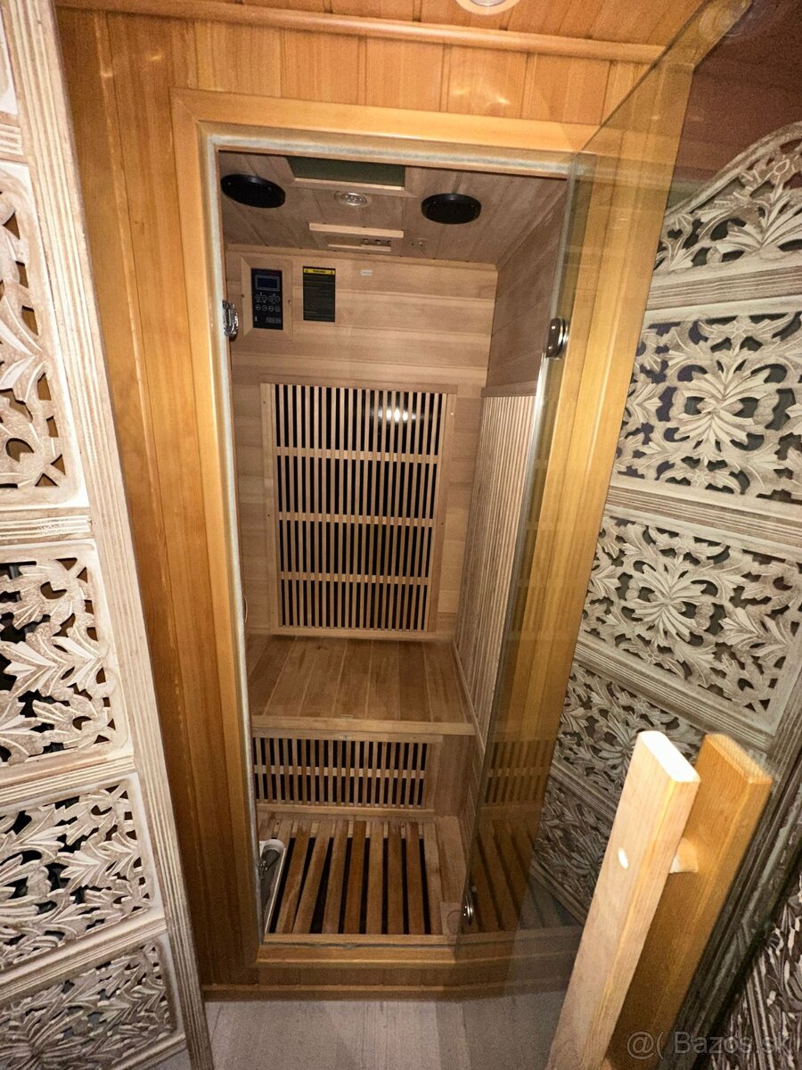 Infrasauna a retro vaňa