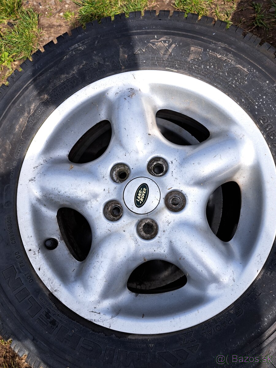Original land rover disky +pneu
